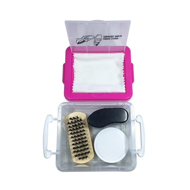 New Arrivals Portable Travel Shoe Shine Kits Cleaning Kit