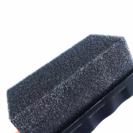 Disposable Shoe Cleaning Sponge Black Hotel Shoe Shine Polish