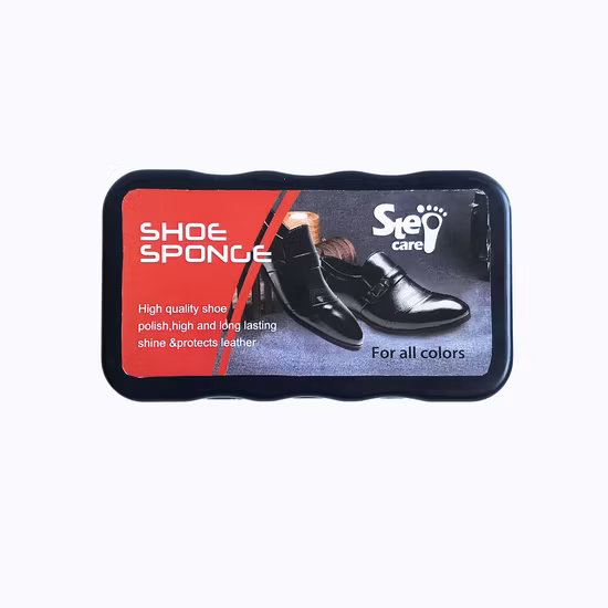 Disposable Shoe Cleaning Sponge Black Hotel Shoe Shine Polish