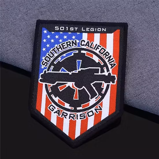 Factory Custom Clothing Accessory Embroidery Woven Badge Patch Shoes Bag Shirt Fashion Heat Transfer Iron on Patches