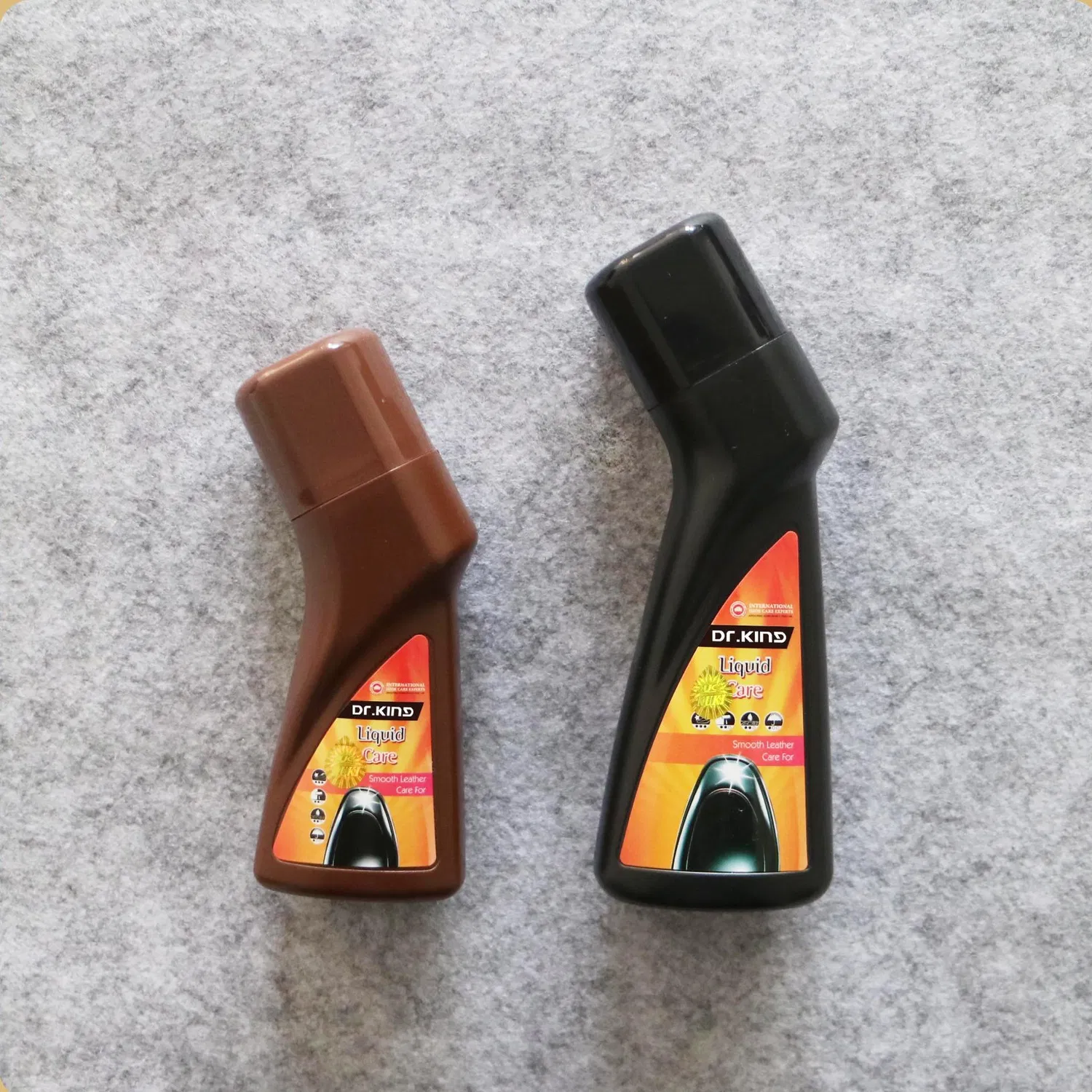 Lucido da scarpe liquido marrone lucido impermeabile da 75 ml